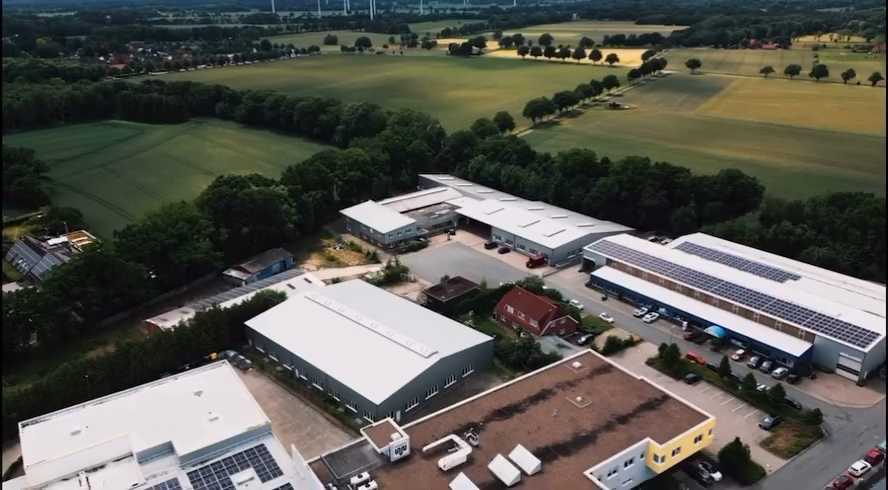 Werksgelände der BKM Bremer Kunststoff Manufaktur in Stuhr